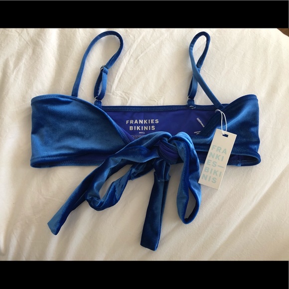 Frankie’s Bikinis Falcon Velvet Bikini Set - Picture 4 of 5